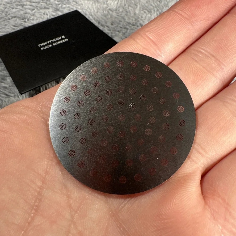 Normcore 49mm Puck Screen, 0.8mm Thickness, Lower x 0.8mm, Silver